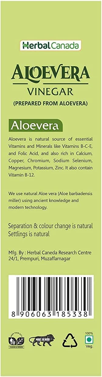 CROW Ziołowy ocet Canada Aloevera 500 ml