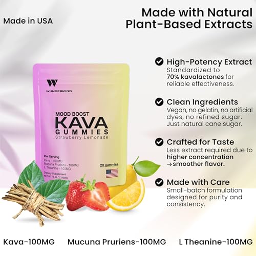 WUNDERKIND Kava Gummies Extra Strength