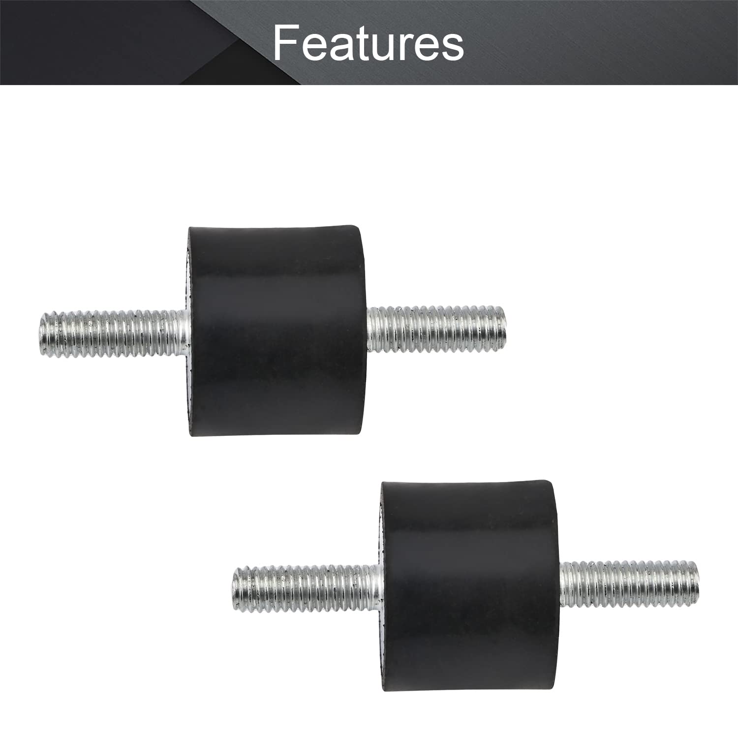 MroMax M8 Male Female Thread Rubber Mounts, Vibration - View #8