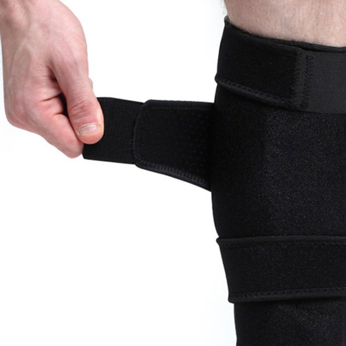 Didiseaon 2pcs Calf Compression Protective Pad Leg Wraps Shin Guard Sleeves for Blood Circulation Calf Pads for Football Sports Safety