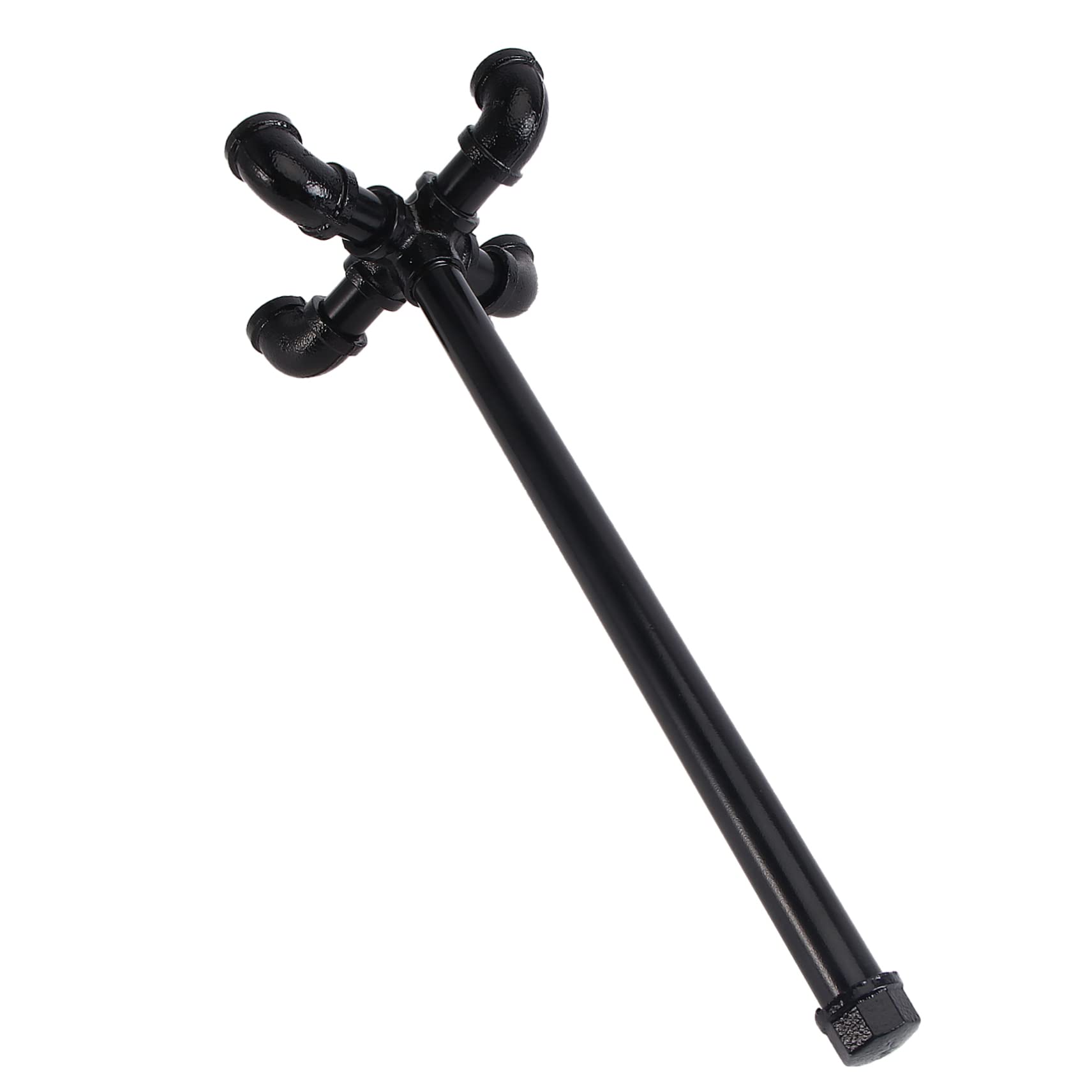 BRIGHTFUFU 1pc Health Toilet Paper Holder Industrial Napkin Holder Paper Rack Paper Towels Tissue Holders Decorative Tissue Dispenser Standing Toilet Paper Holder Metal Black