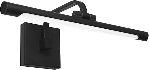 Miniatura 2 de Luz LED giratoria de 330 para tocador de baño, accesorio de iluminación de espejo de 15.7 pulgadas sobre espejo, 12W, 6000K, IP44 impermeable,