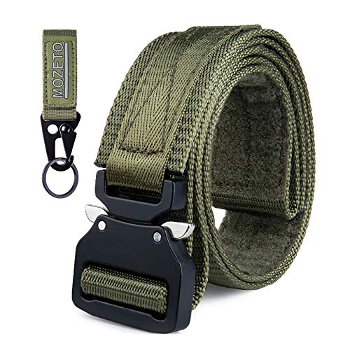 MOZETO Tactical Belts for Men 1.5" Nylon EDC CCW Gun