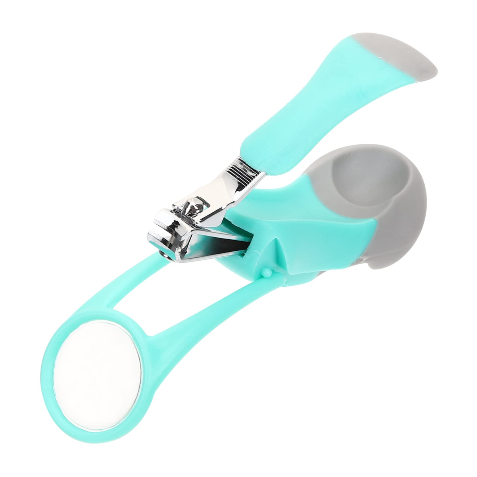 VICASKY 5piezas Cortaúñas Con Lupa Plegable Para Adultos y Diseño Ergonomico y Práctico Para Manicura y Pedicura Para Mayores y Viajes Incluye Lupa Reductora De Estrés Visual