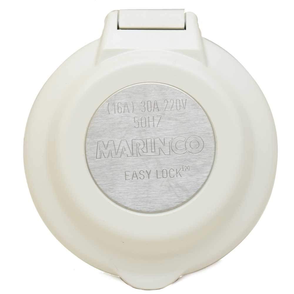 Marinco 304EL-BX Ingresso, 16A 230V, Rotondo, Bianco