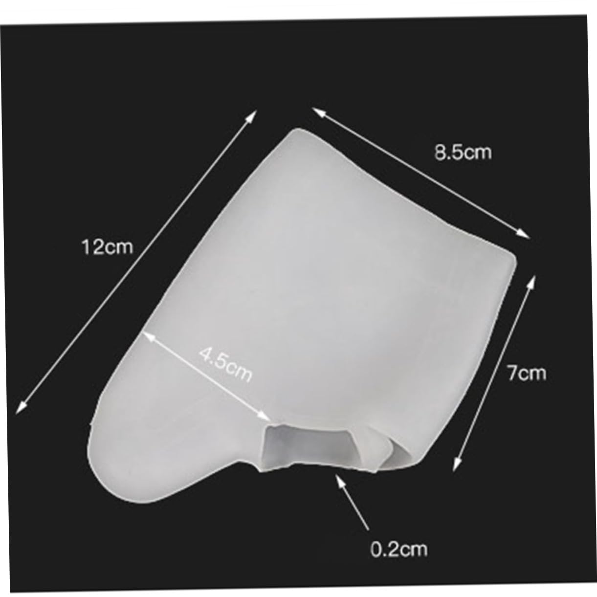 COLLBATH 1 Pair Separators Feet Care Tool Foot Bunion White