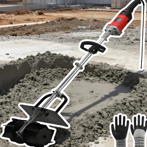 【Versatile Per Materiali A Media Viscosità】: betoniera multifunzione fai da te per miscelare un'ampia gamma di sostanze, tra cui cemento, gesso, sabbia e mangimi. Dotata di ventilazione efficiente e protezione automatica dal surriscaldamento, garantisce sicurezza e affidabilità, proteggendo l'utensile da danni durante un uso intensivo.