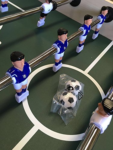 Simba Srl Profi Tischfußball Leeds Kicker, Tischkicker Kickertisch Fussballtisch Bernabeu - FEST UND BESTÄNDIG Spielfeldes:680 mm x 1160 mm – Bild 7