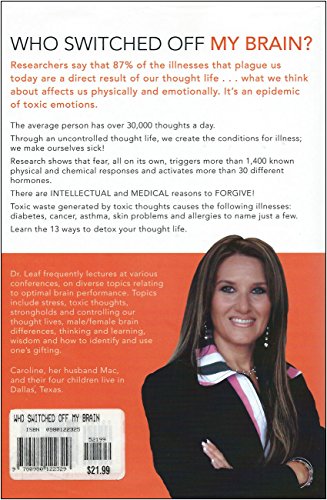 Who Switched off My Brain?: Controlling Toxic