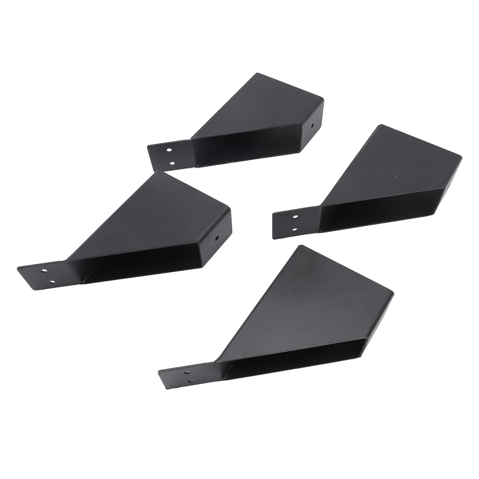 Asixxsix Staffe per Pergola, Staffe in Metallo Zincato con Angolo di 45 Gradi, Kit Staffa con Fori di Drenaggio per Rinforzare Pergole, Gazebo, Box/Cover Sugli Alberi, Cortili