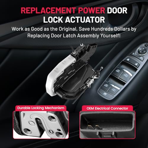 Image of SYERAL Rear Right Passenger Side Door Latch Lock Actuator Compatible with Infiniti G25 2011-2012, G35 2007-2008, G37 2009-2013, Q40 2015 Replaces 80500-JK600, 80500JK600