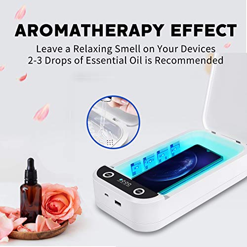 UV Phone Sanitizer Portable UV Light Cell Phone Sterilizer Clearner Box for Android Smartphones Jewelry Watch Mask - Thumbnail 6