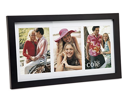 Erwinshy 3 Opening 4x6 Black Wood Collage Picture Frame