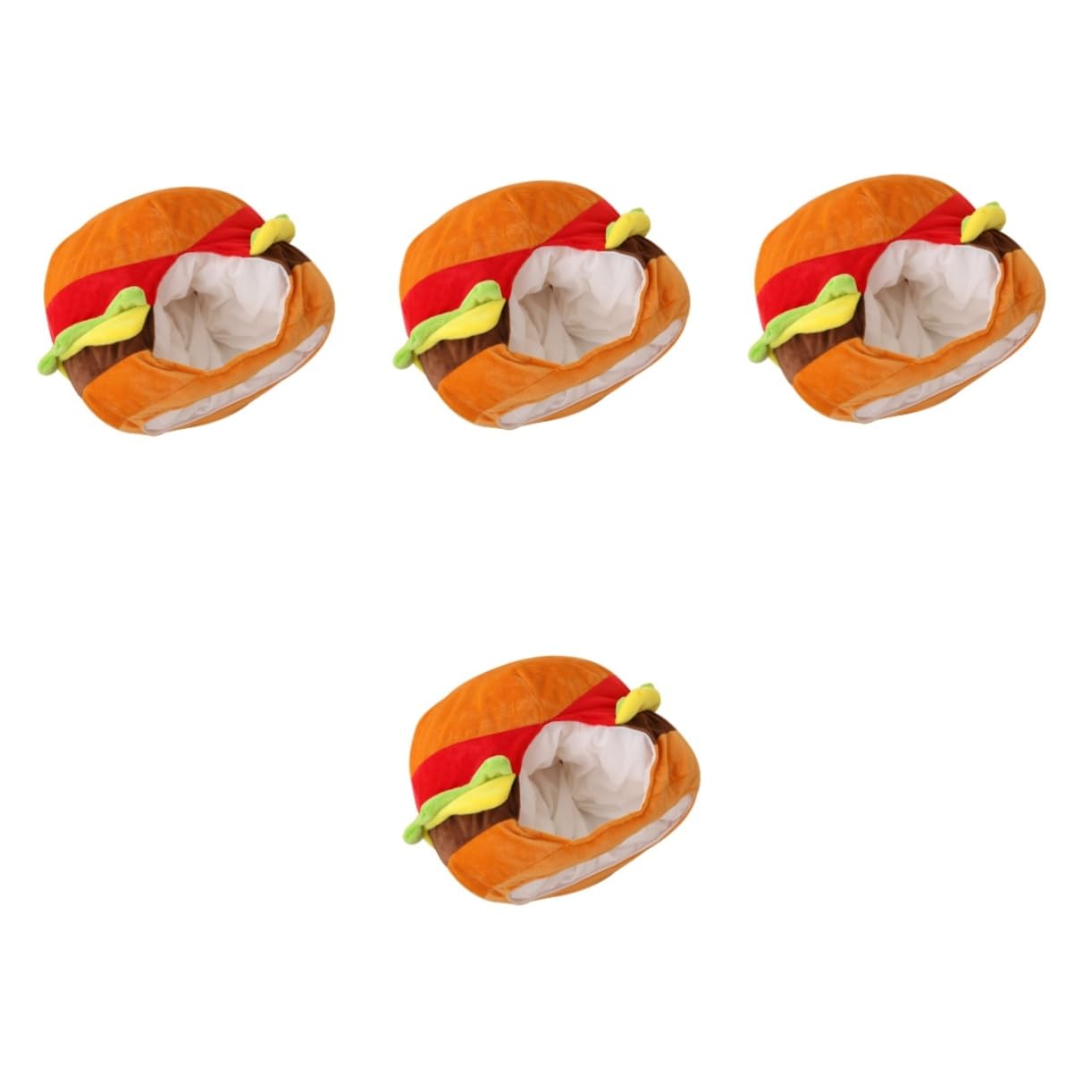 VALICLUD sombrero de hamburguesa divertido sombrero de comida diademas caliente novedad sombreros hat festival disfrazarse de fiesta de carnaval tocado de carnaval Felpa