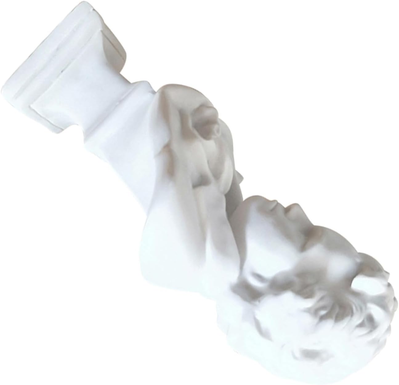Resin Classical Decor Bust Portrait European Sculpture Style White