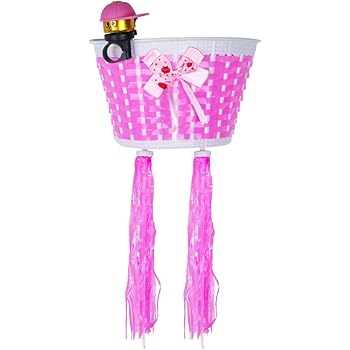 bike streamers and basket