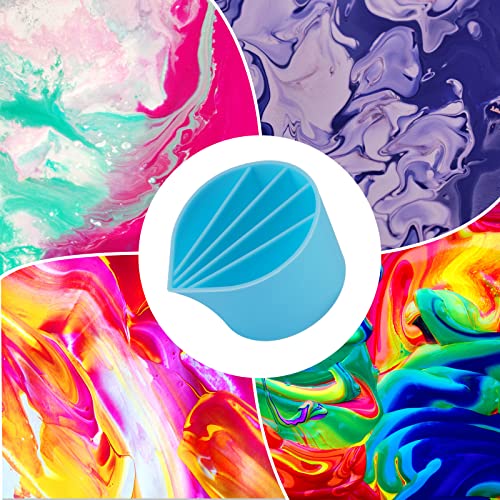 TOYMIS Siliconen Beker Epoxy Paint Pour Cup Rusable Silicone Split Cup 2/3/4/5 Kanalen Dividers Art Giet Benodigdheden… - Image 7