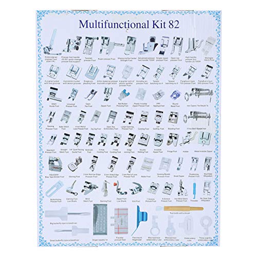 Kit pieds-de-biche machine à coudre pour éviter les points sautés sur tissu - 8