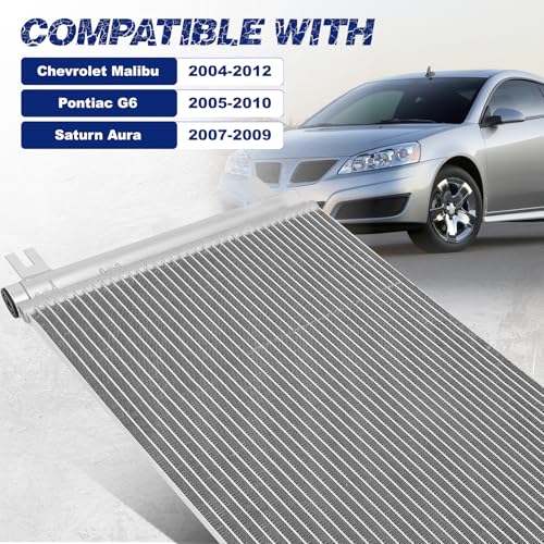 Image of Air Conditioning A /C Condenser Compatible with Chevrolet Malibu /Pontiac G6 / Saturn Aura # 3279, 15777890, 22704208, 20820058