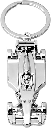 Indycar Nascar F1 Formula 1 Racing Car Model Llavero Regalo Plata, plateado, Plata, Portátil