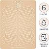 Stylia Microblading Eyebrow Practice Tattoo Skin, 3mm Tattoo Practice Skin, Fake Skin for Tattoo, Fake Skin Tattoo Skin, Fake Tattoo Skin, Real Skin Tattoo Skin, Tattoo Skin Practice Kit (6 PC)