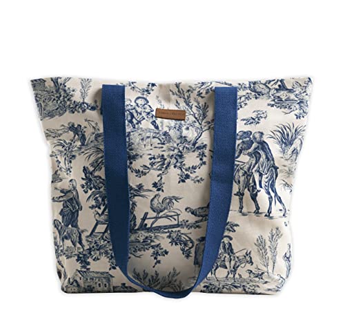 Maison d' Hermine Canvas Tote Bag for Women Cotton Canvas Reusable Shoulder Grocery Bags Bulk with Handle for Shopping Travel