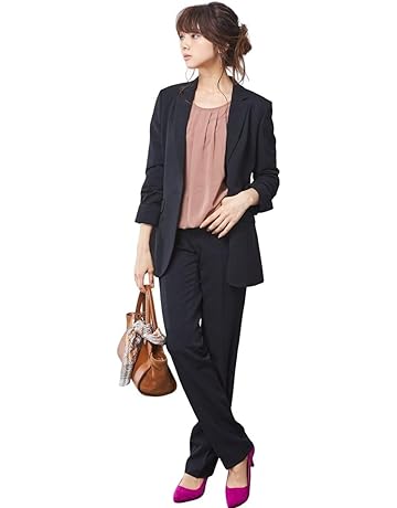 レディース パンツスーツ 通販 Amazon Co Jp
