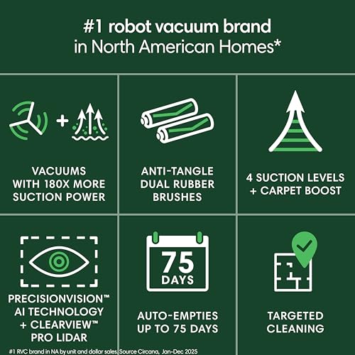 Image of iRobot Roomba Max 705 Vac Robot Vacuum + AutoEmpty Dock - Extreme Power-Lifting Suction, Anti-Tangle Dual Rubber Brushes, Self-Empties, Recognizes and Avoids Obstacles, LiDAR Navigation