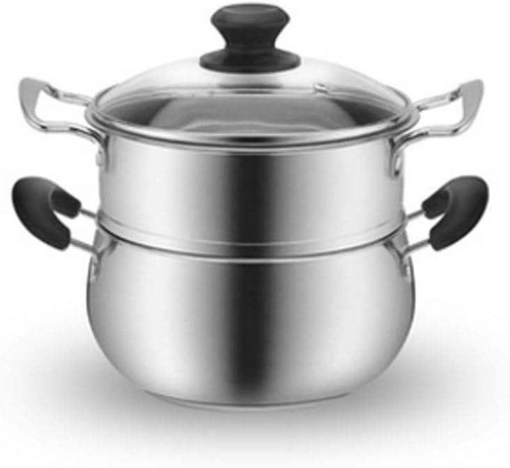 Thickened Stainless Steel Soup Pot Household Ear Stainless Steel Pot Small Steamer Cooking Pot Gas Induction Cooker Steamer