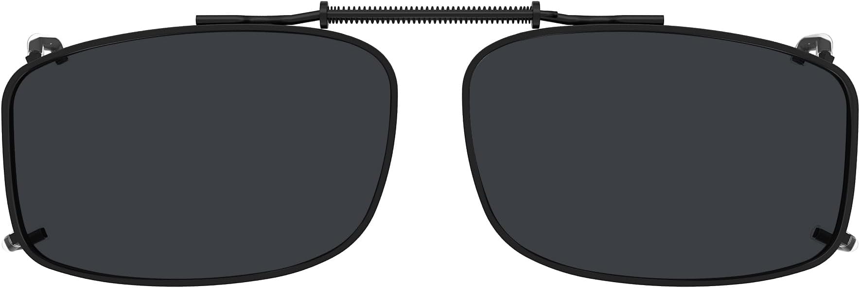 Metal Frame Rim Polarized Lens Clip On Sunglasses 56 * 34MM