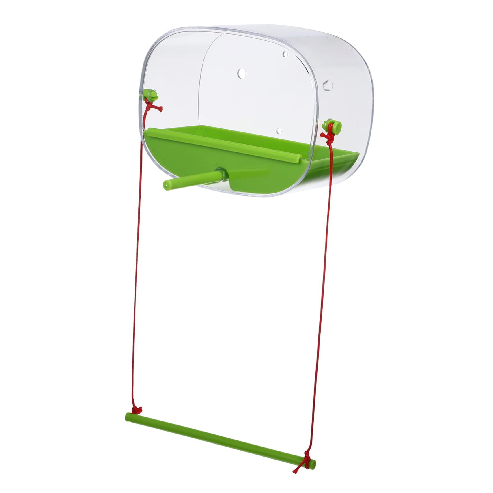 BESPORTBLE 2 Set Di Mangiatoie Per Uccelli Per Gabbia Mangiatoie Per Colibrì Con Tazze Resistenti Casetta Per Uccelli Per Finestra