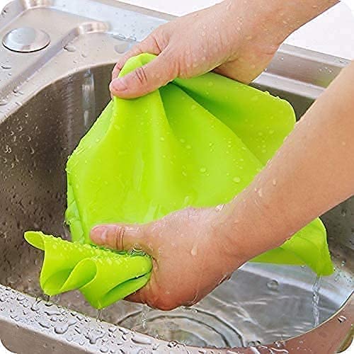 E-COSMOS® Silicone Baking Mat Silicone Chapati Atta Kneading Mat Non-Stick Fondant Rolling Mat Stretchable for Kitchen Roti Chapati (Baking Mat 50 * 40 cm) (Multicolor) thumbnail 8