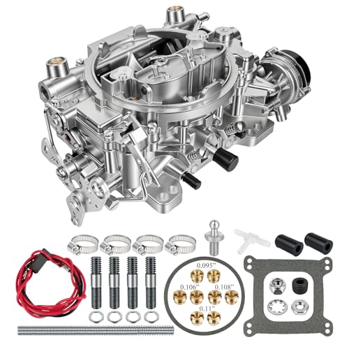 Gihdfer 1406 Carburetor Replacement 600 CFM 4 Barrel Square Bore Electric Choke AFB Style Compatible with Performer Manifolds for Silverado Corvette Mustang GMC Truck