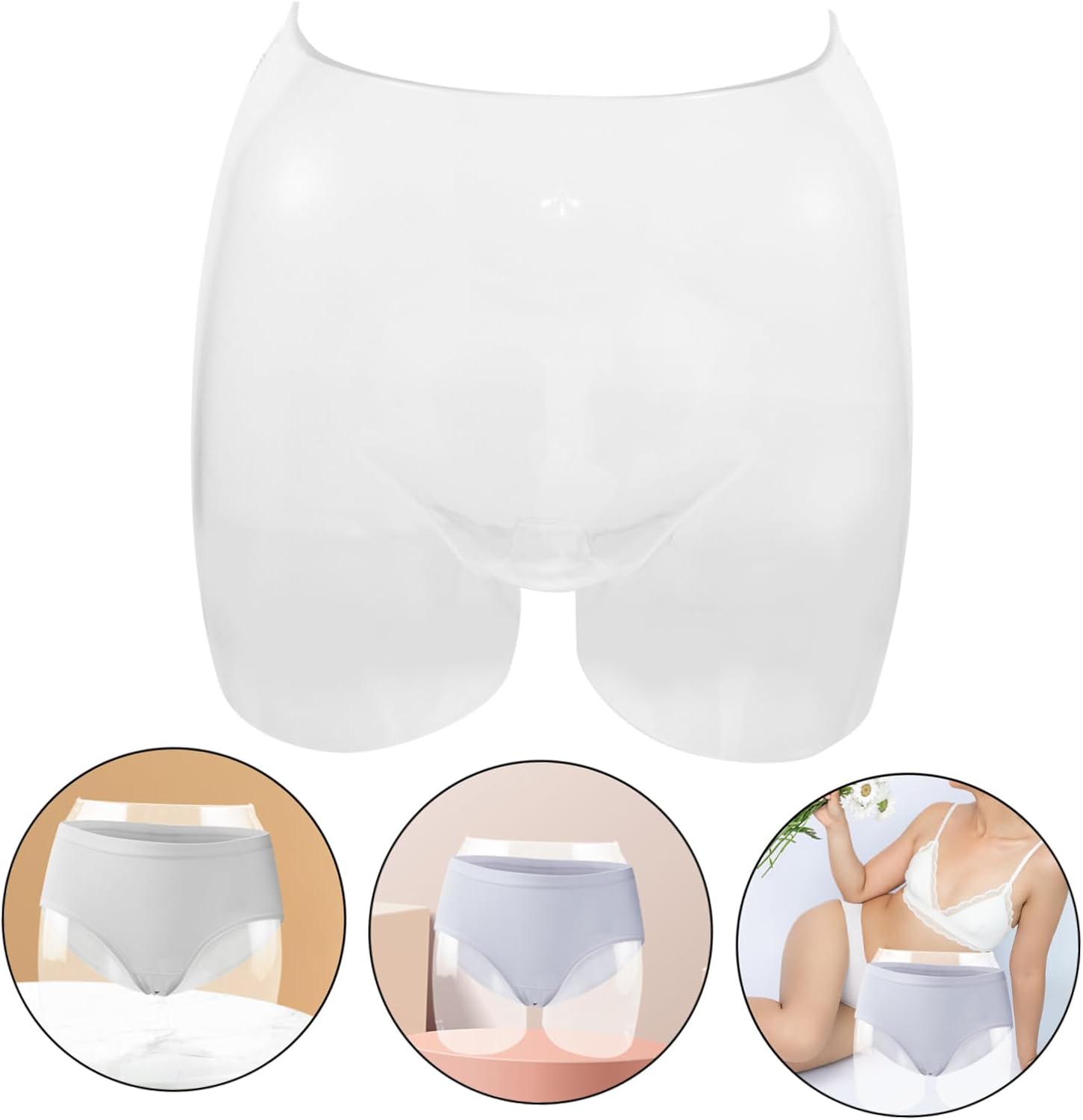 Men's Underwear Briefs Display Stand Plastic Underwear Display Rack for Clothing Stores