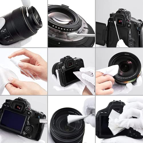 Cleaning Kit For Laptop,Pc Tv Screen Microfiber Cleaning Cloth Swabs & Case For Electronic Devices, Camera Lens Cleaning, With Storage Box (12Pcs) #TOP5