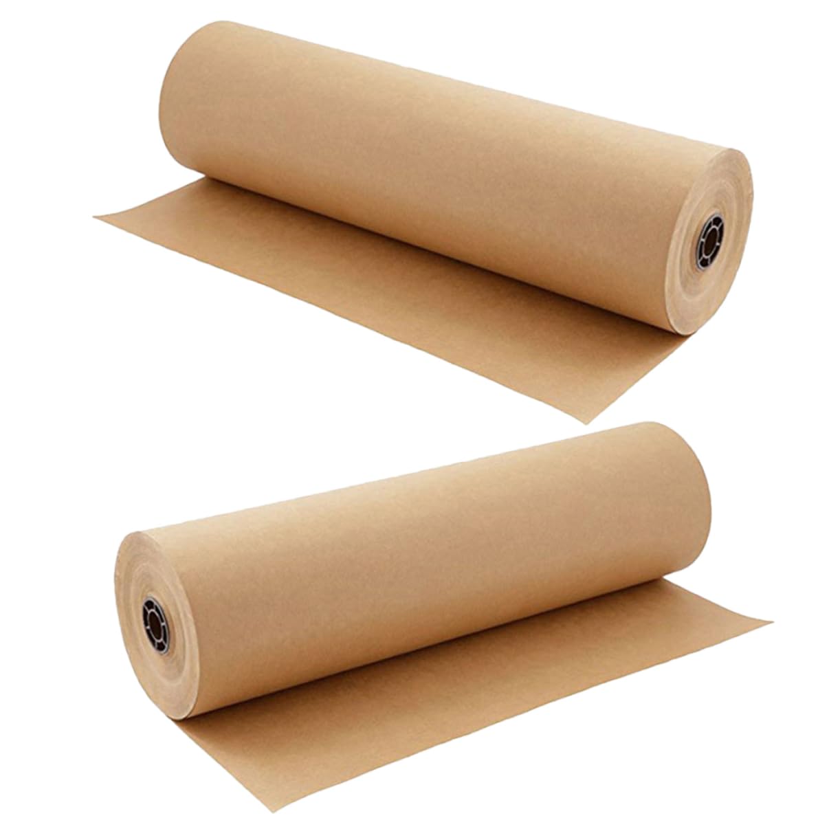 DIYEAH 2 Rollen Kraft Geschenkpapier Braunes Geschenkpapier für Geburtstage Feste und Bastelprojekte Verpackungspapier