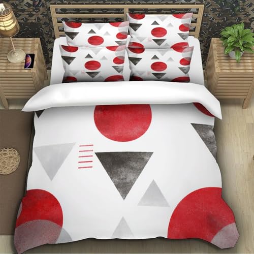 Housse de Couette Super Douce en Microfibre Résistante Motif Floral - 5