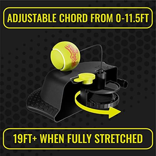 Swingball 7289 Pro Reflex Tennis Trainer, Black & Yellow
