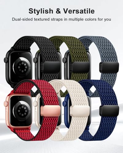 TreasureMax Stretchy Nylon Apple Watch Sport Band w/ Magnetic Clasp (38-49mm, Various Colors) $4.99 + Free Shipping w/ Prime or on $35+ + 50% Off C... - image 9