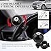 VKQTS Black 8 Ball Steering Wheel Knob Spinner,360° Rotatable Stylish Suicide Knob for Steering Wheel with Comfortable Grip,Universal Steerings Wheels Spinner Knobs Car Accessories