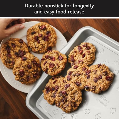 Farberware Disney Bake with Mickey Mouse Nonstick Bakeware Set/Baking Pans with Disney Home Oven Mitts, Cookie Pans, Muffin/Cupcake and Loaf Pan, 6 Piece - Black - image 5