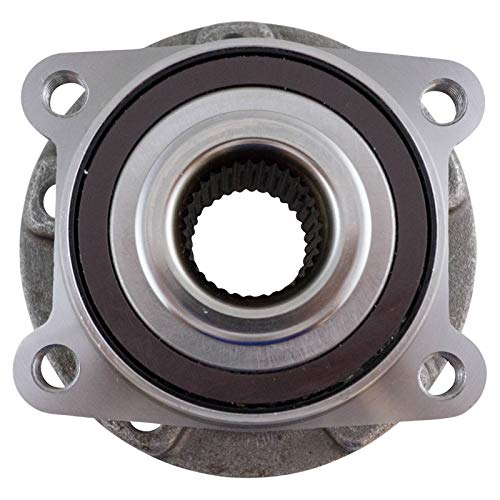 Image of TRQ Front and Rear Wheel Bearing and Hub Assembly Set 2 Piece