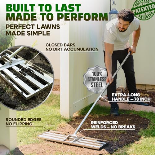 Oris Garden Lawn Leveling Rake