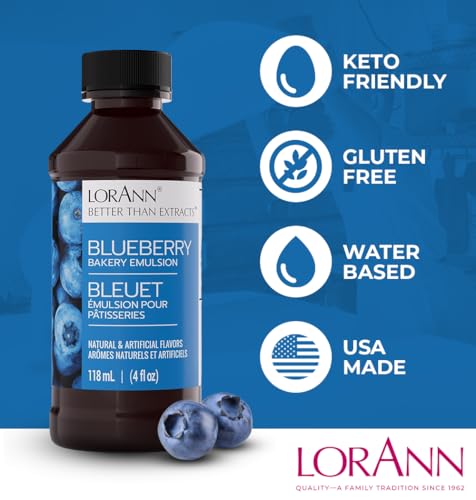 Image of LorAnn Oils Blueberry Emulsion & Flavoring For Baking