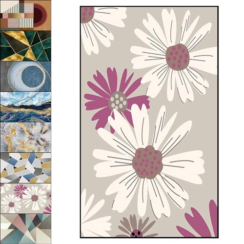Alfombra cocina rectangular de 80x140cm lavable para pasillo baño con base antideslizante 2