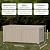 Yardgrace 150 Gallon Outdoor Storage Box Waterproof, Lockable Resin Deck Box Large Storage Bin for Patio Furniture Cushion, Garden Tools, Pool Accessories, UV-Resistant Outside Delivery, Slate Gray