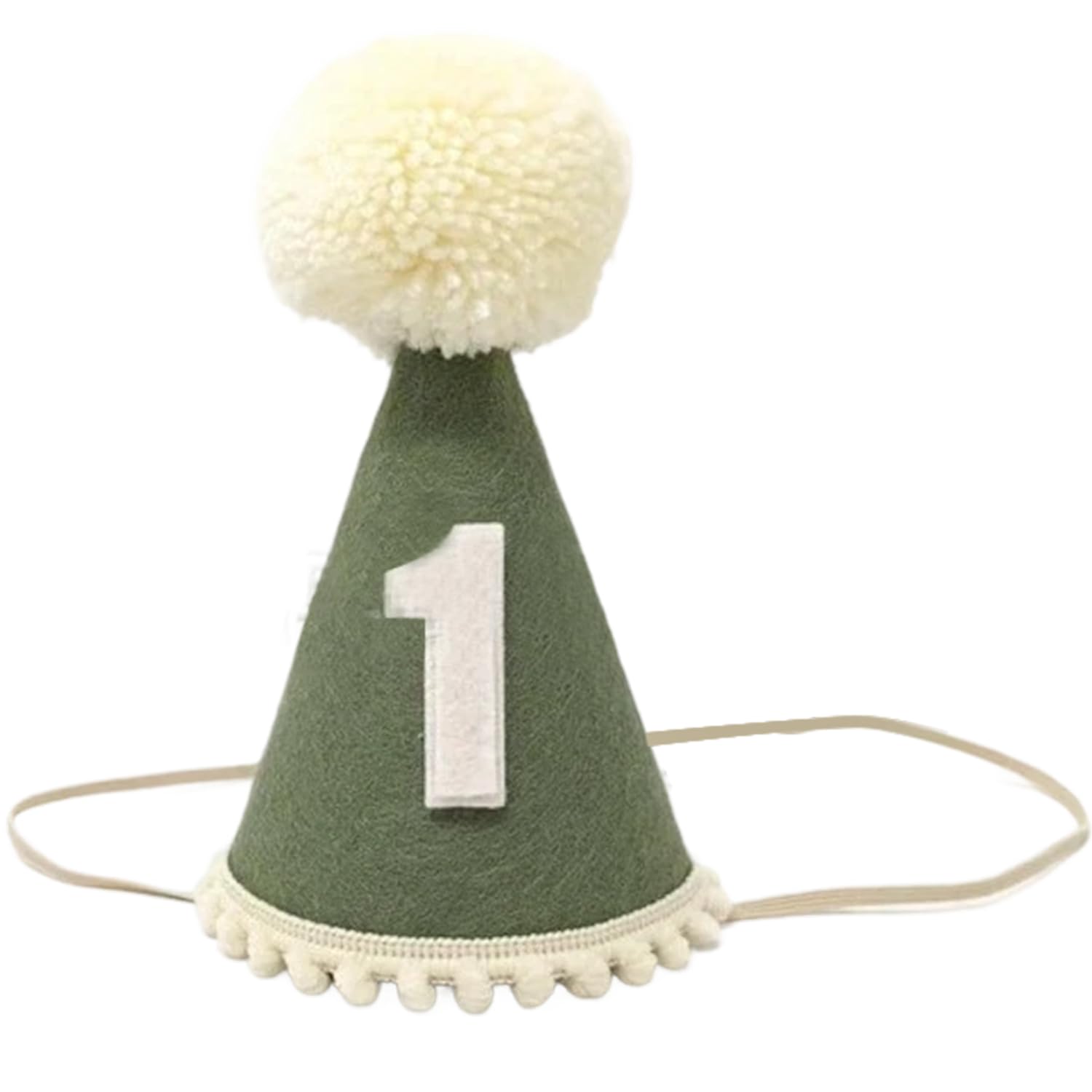 Onperpoe Couronne 1er Anniversaire Jungle Safari - Mini Tiare Bébé Garçon Fille Avec Chiffre 1