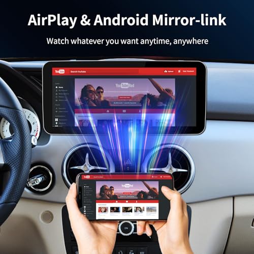 Pantalla táctil 12.3" Wireless CarPlay Android Auto para Mercedes Benz GLK miniatura 6