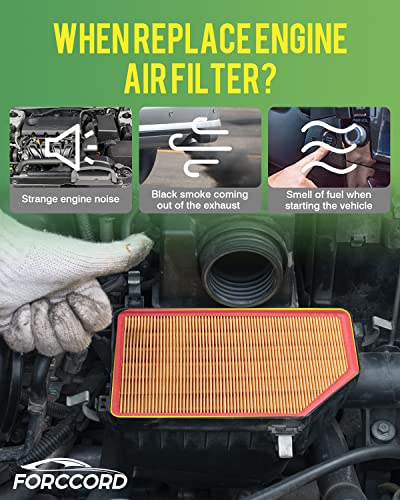 Image of 2-Pack Engine Air Filters for Jeep Wrangler JL 2018-2026 (2.0L /3.6L) | for Jeep Gladiator 2020-2026 (3.6L), Replace #68257030AA, Engine Filter Replacement Car Accessories