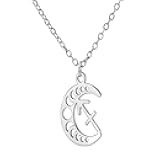 New 2026 Unisex 12 Constellation Hollow Necklace Stainless Steel Women's Sun Moon Phase Pendant Fashion Couple Party Decoration Jewelry Luxury With For You Accessories Trendy Creative Women And Men